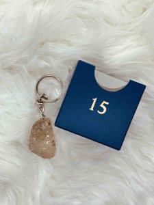 calendrier de l'avent sorciere 2021 porte clef quartz fume