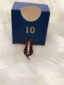 calendrier de l'avent sorciere 2021 rituel chakra pins chat