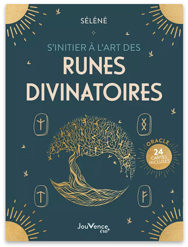 Runes divinatoires | Agate noir