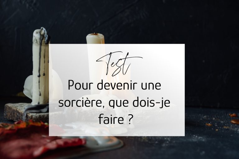 pour devenir une sorciere