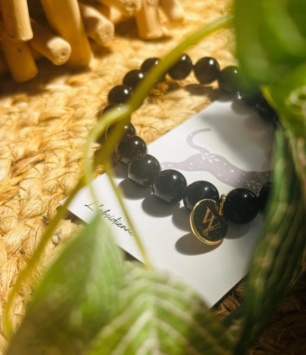 bracelet obsidienne