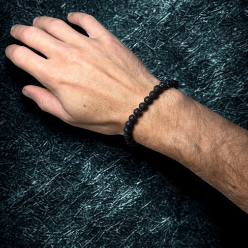 bracelet pierre de lave